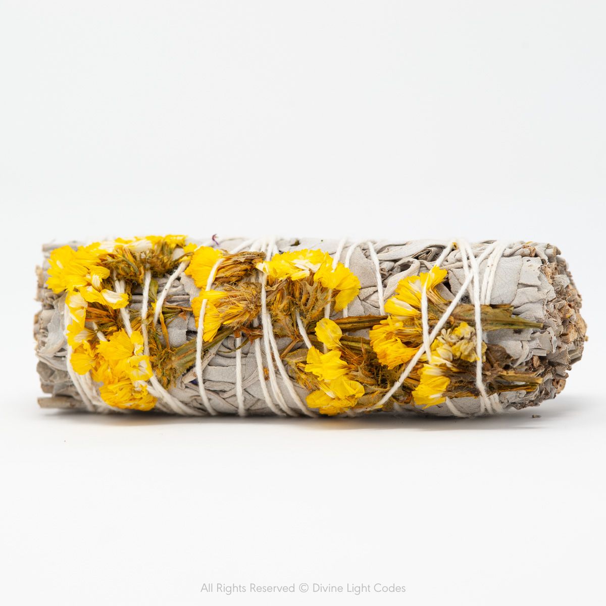White Sage Bundles - Flower Wrapped - Smudging - Space Clearing Protection