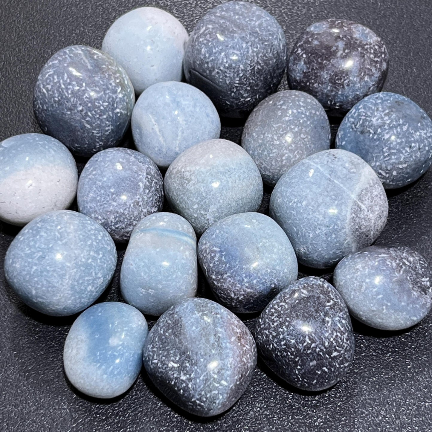 Blue Trolleite Tumbled Stones (Ascension Stone)(By The Piece or Pound) Gemstone Wholesale