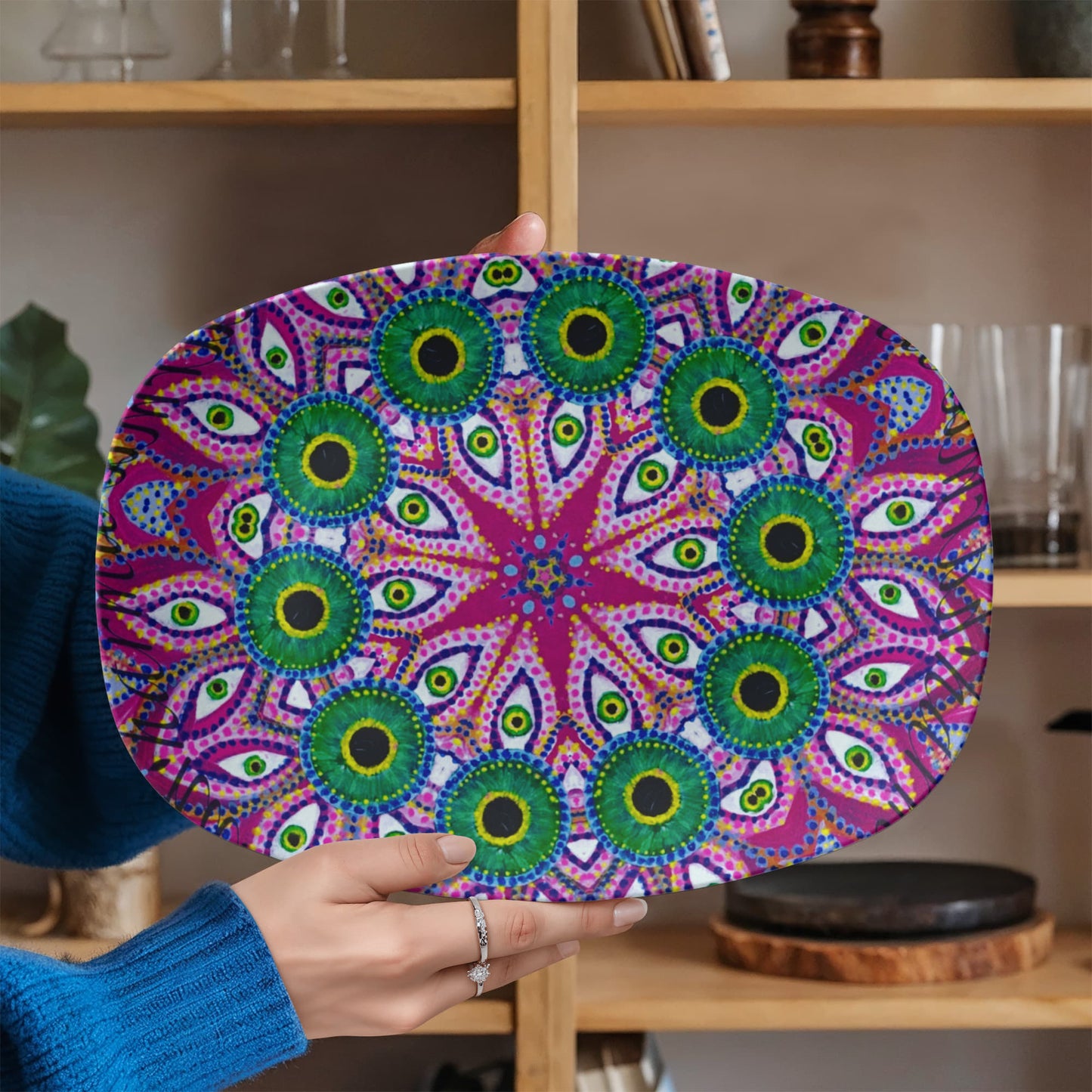 The Watchers 10"x14" Platter