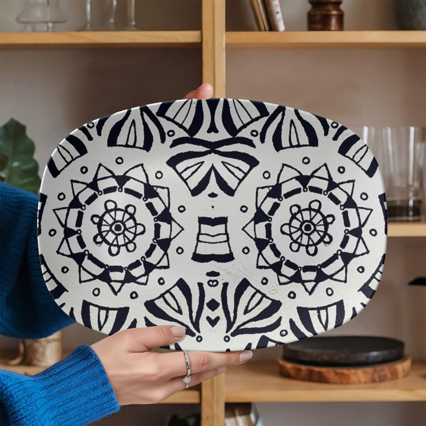 Owl Eyes 10"x14" Platter