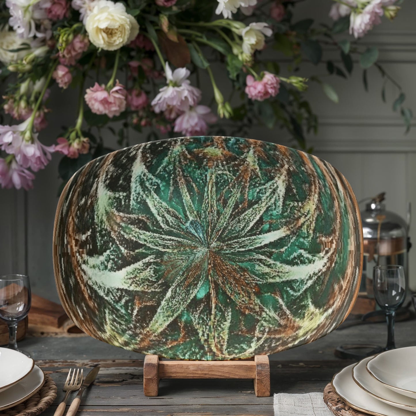 Herbs 10"x14" Platter