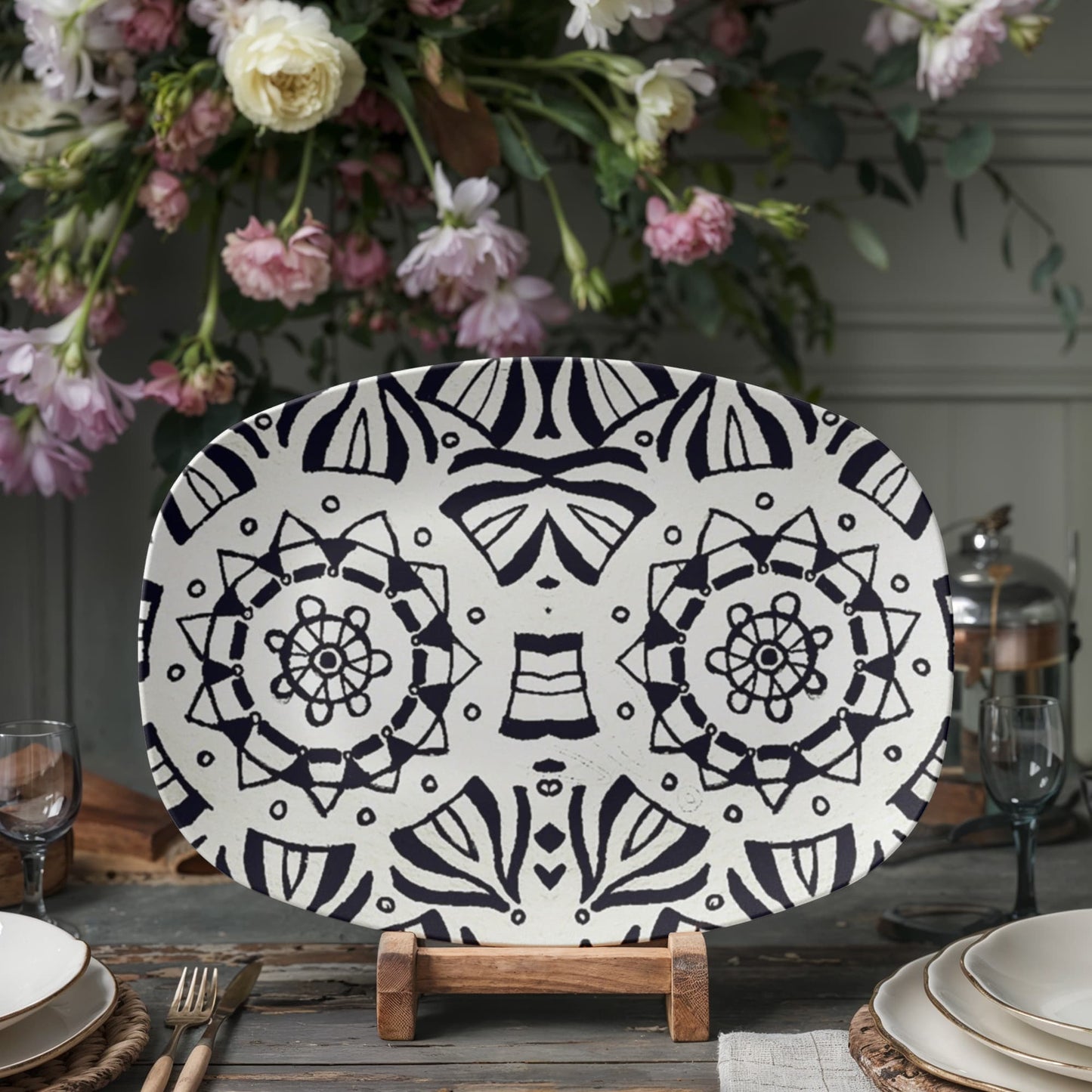 Owl Eyes 10"x14" Platter