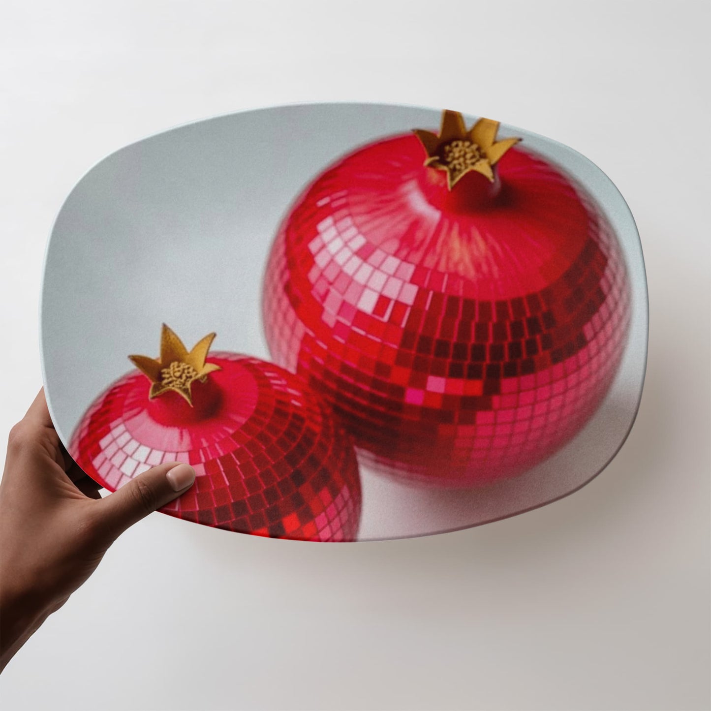 Disco Pomegranate 10"x14" Platter