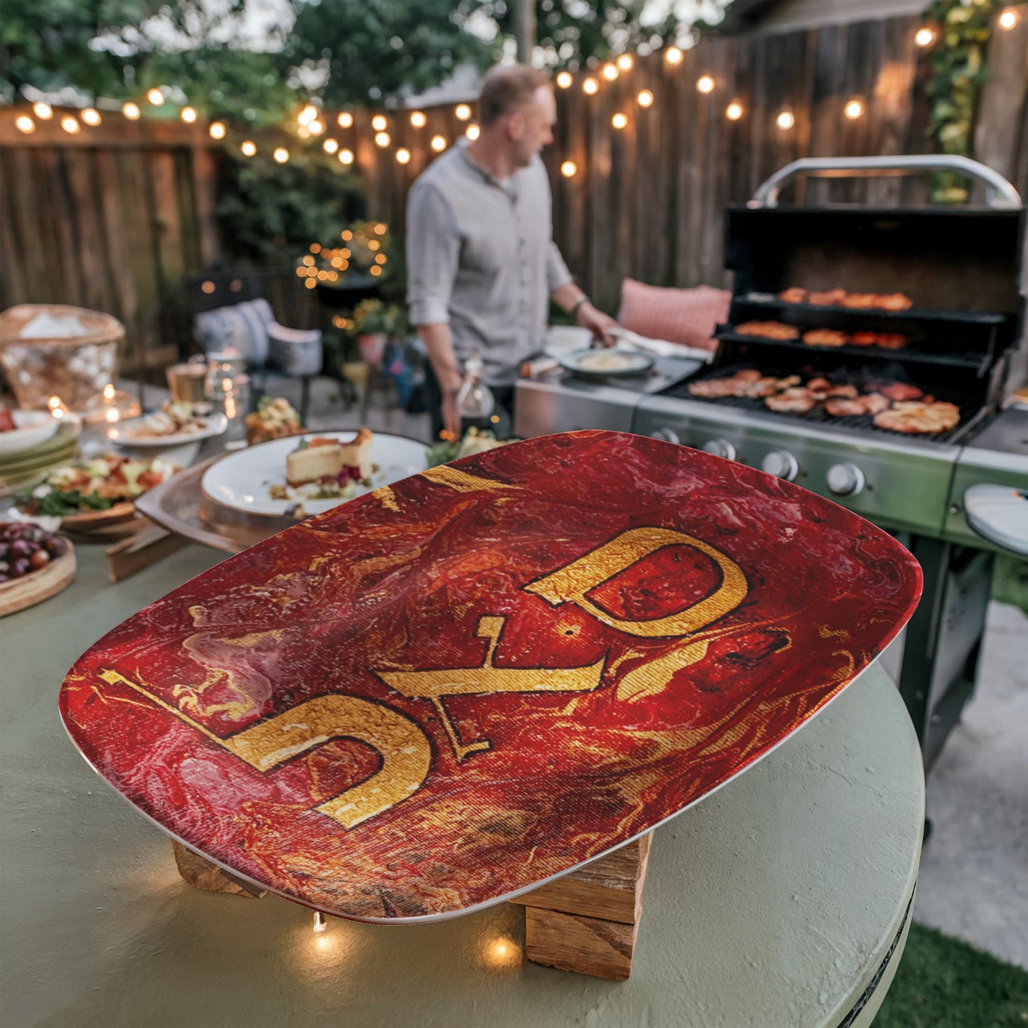 Samech Aleph Lamed 10"x14" Platter