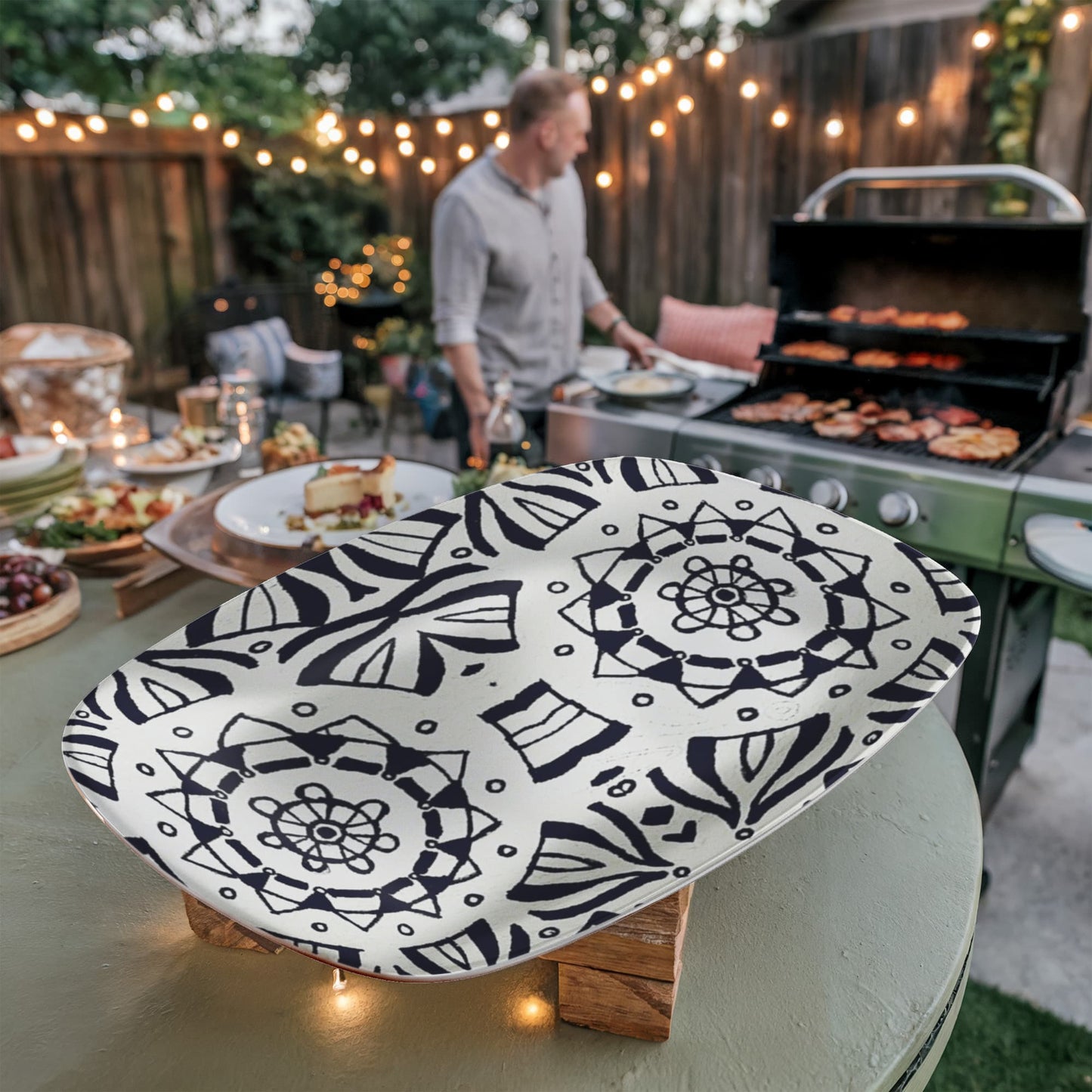 Owl Eyes 10"x14" Platter