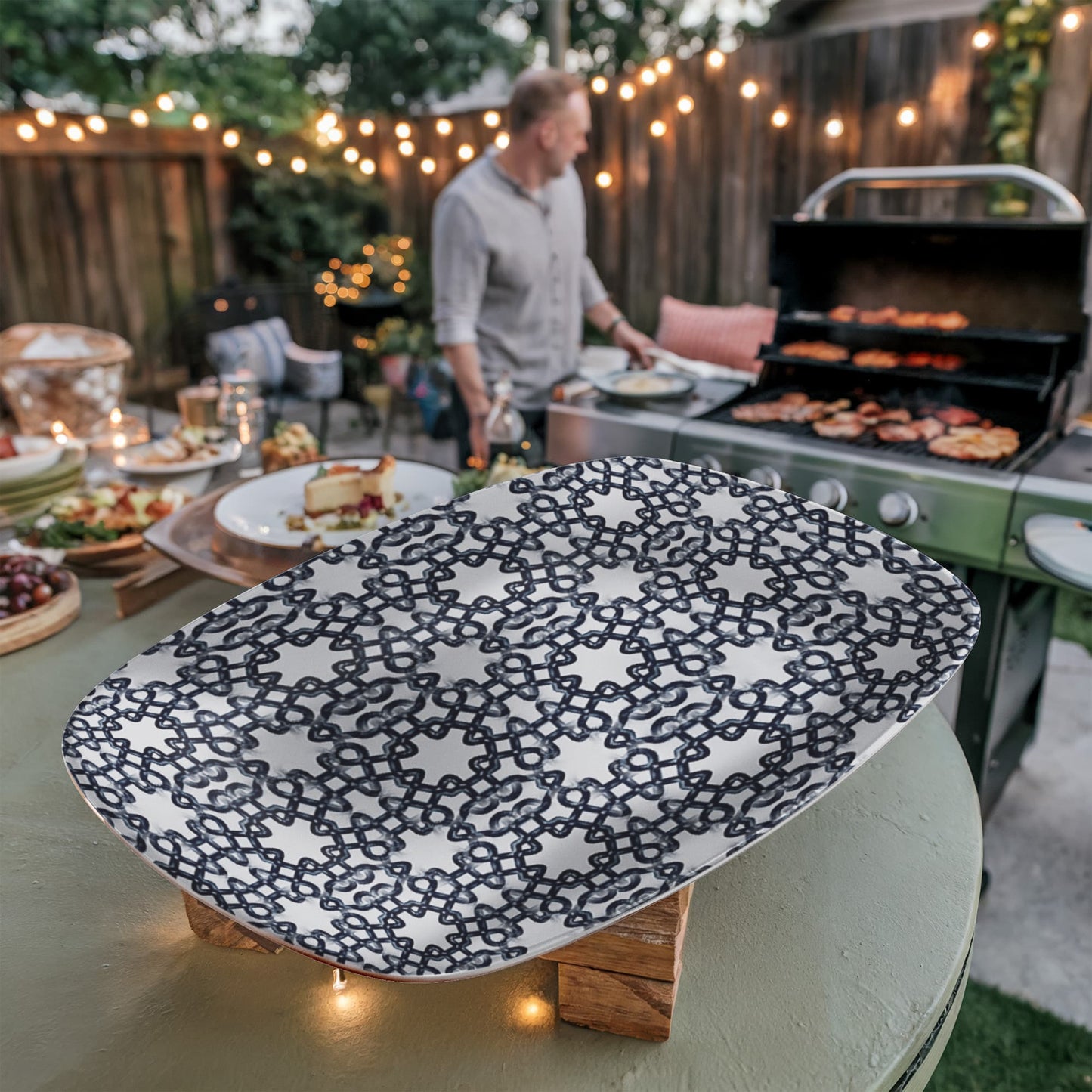 Tourmaline Armor 10"x14" Platter