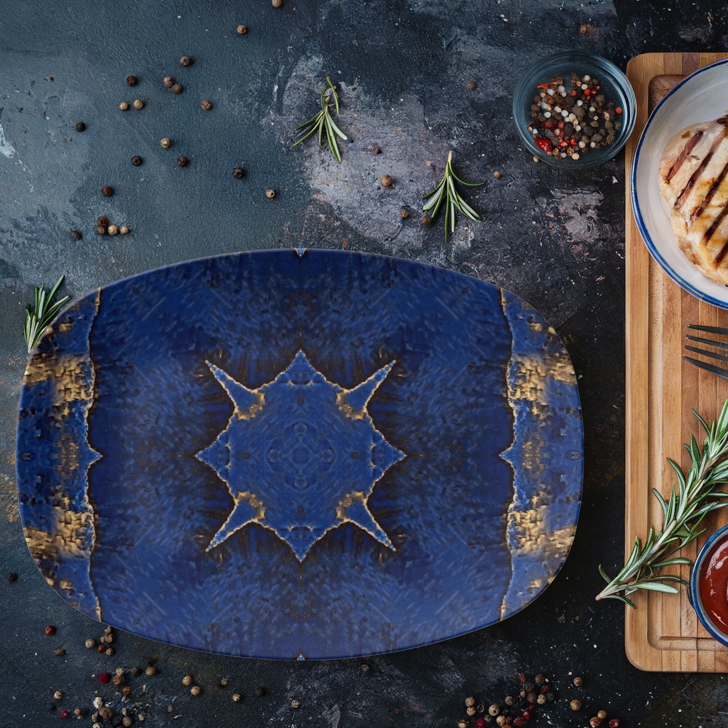 Sapphire 10"x14" Platter