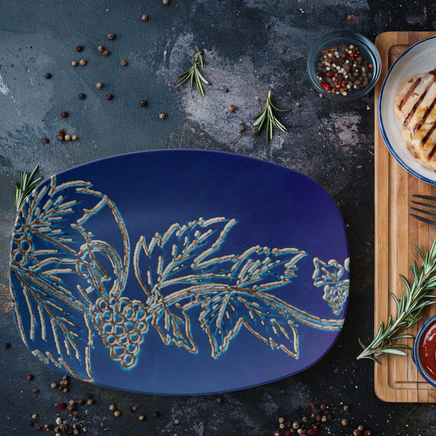 The Grapevine 10"x14" Platter