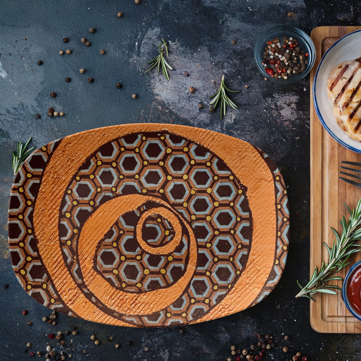 Pluto Retrograde 10"x14" Platter