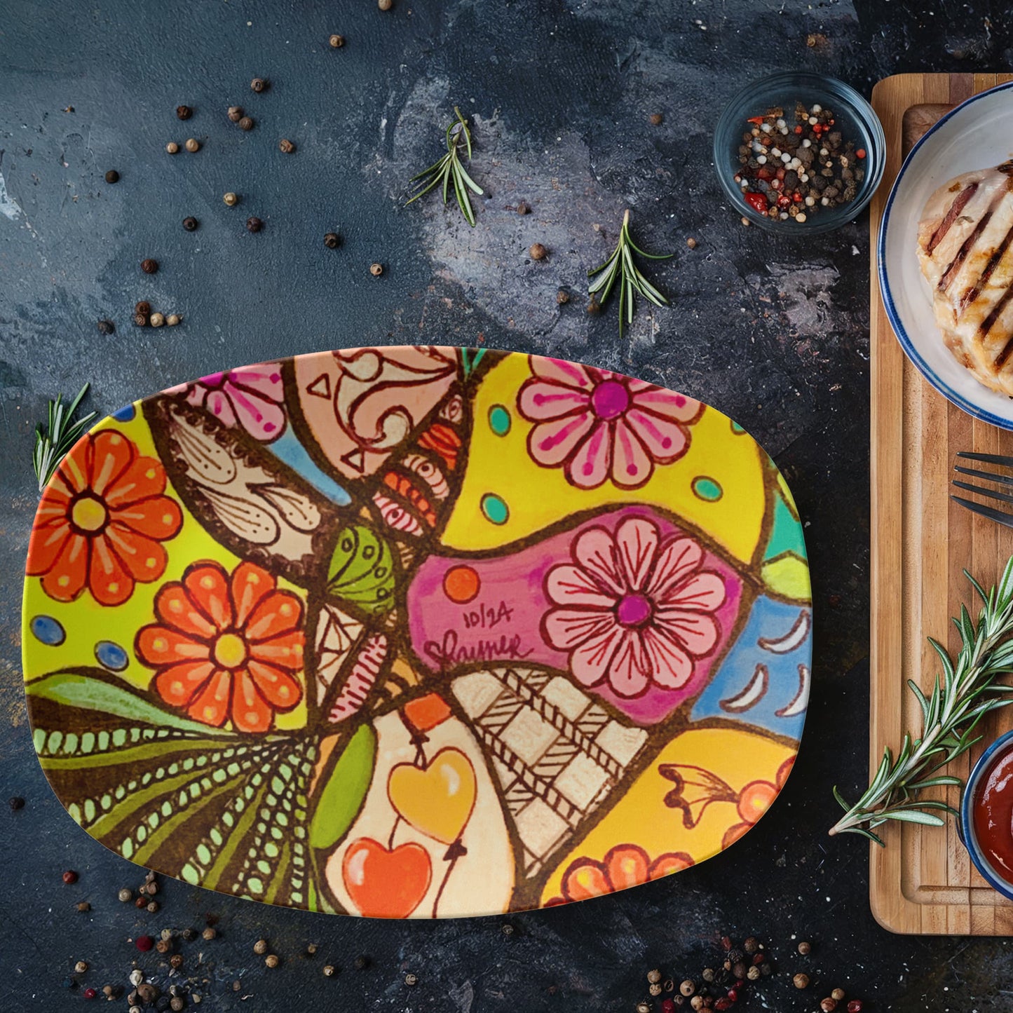 Optimism 10"x14" Platter