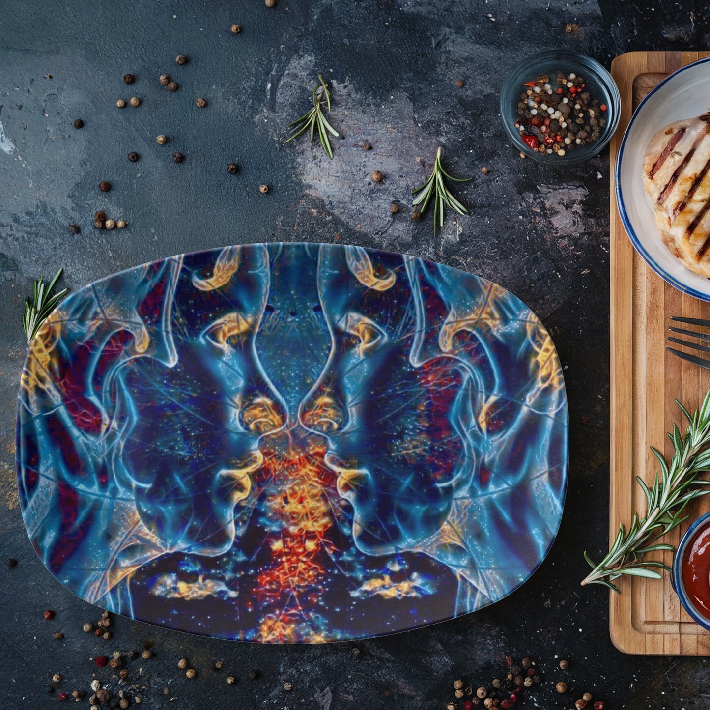 Mirrors 10"x14" Platter