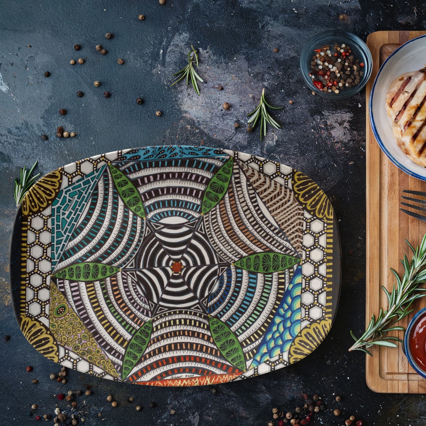 Confusing The MS 10"x14" Platter