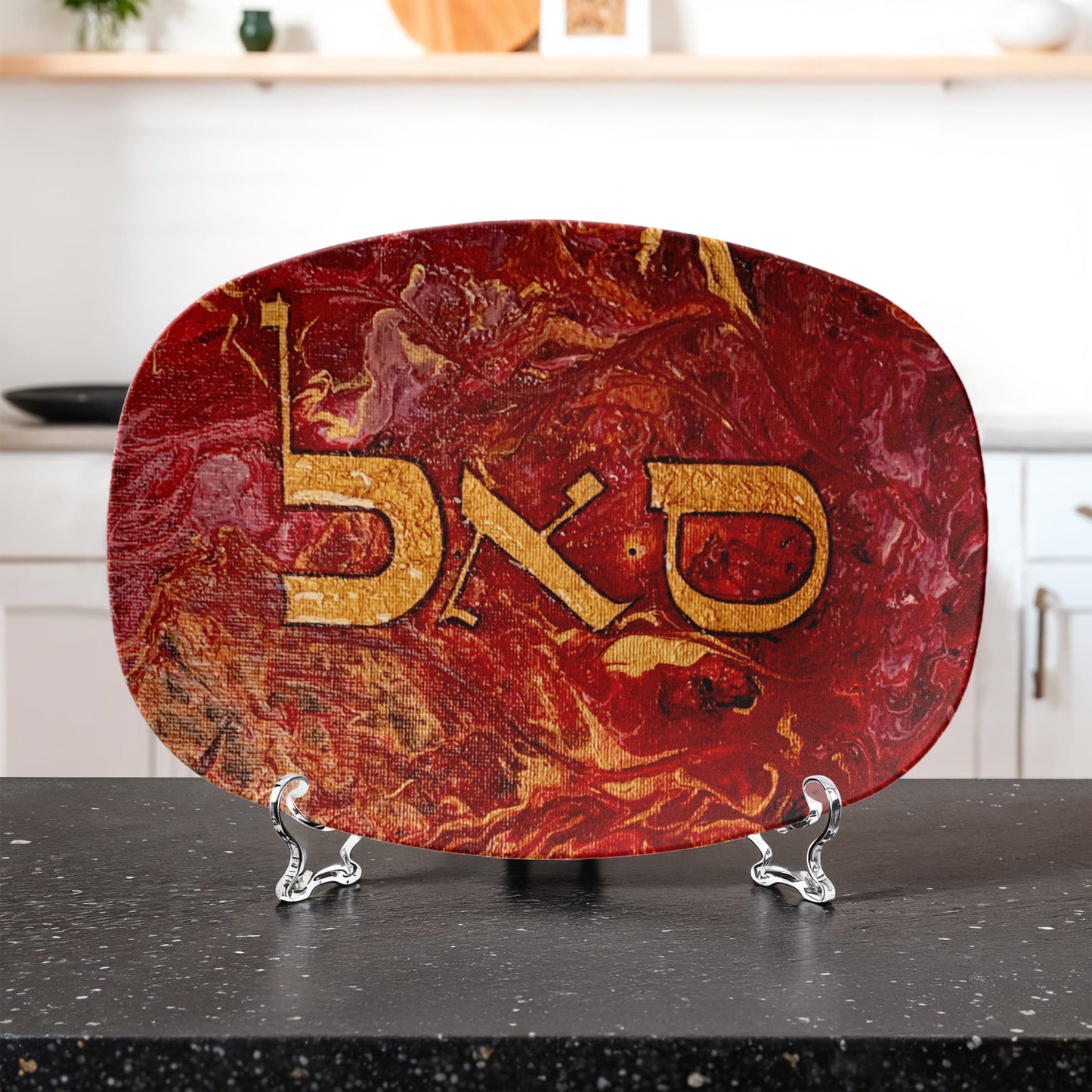 Samech Aleph Lamed 10"x14" Platter