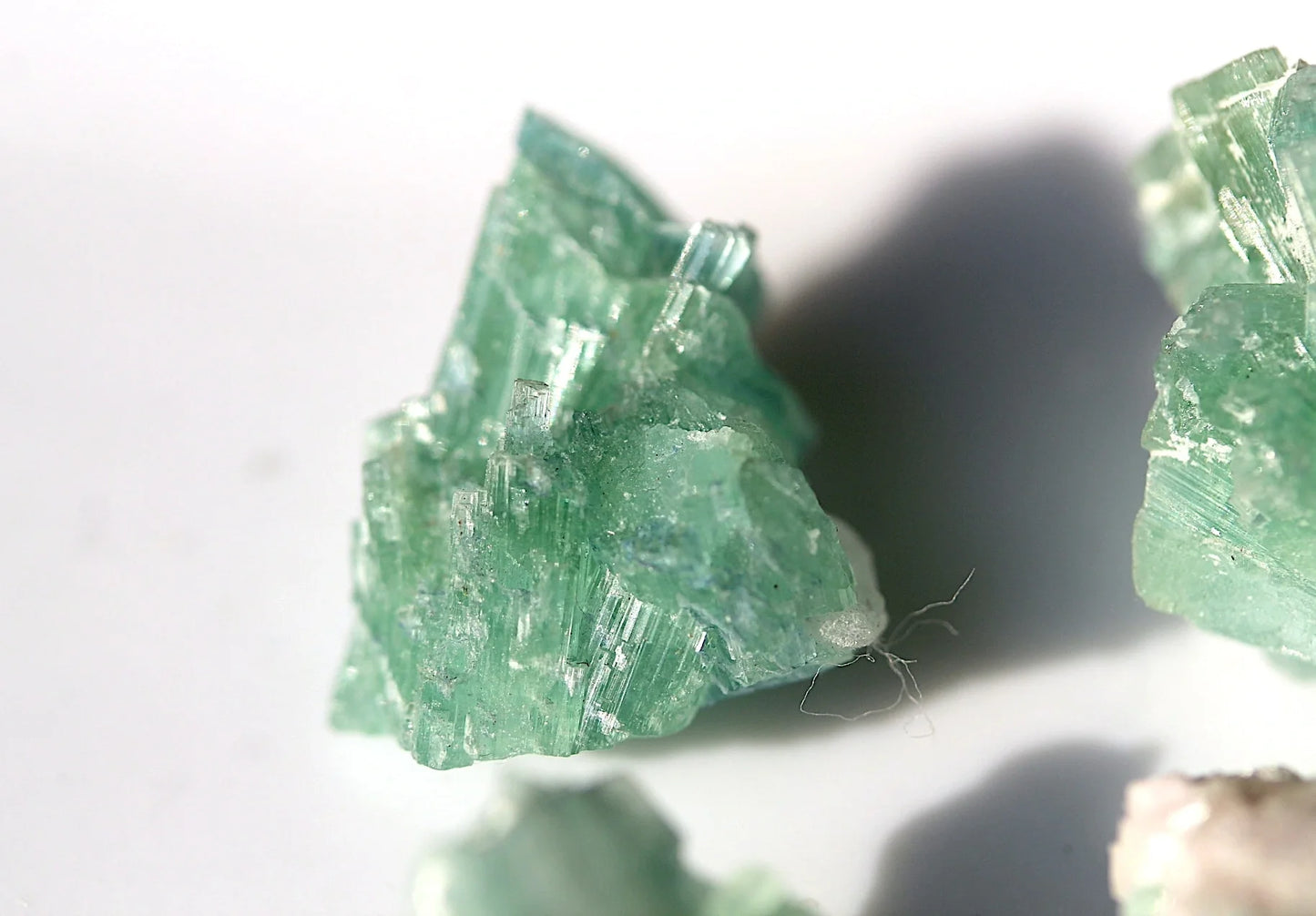 19.6 Gram – 4 Pieces Blue Tourmaline Crystal Thumbnail Specimens from Afghanistan