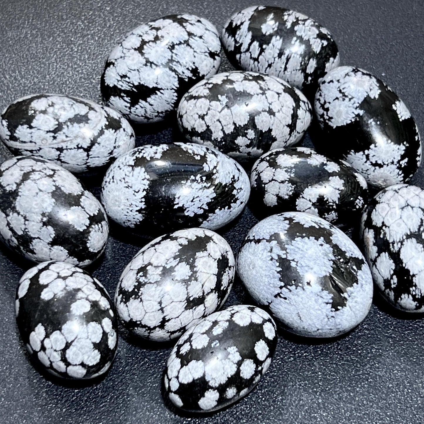 Snowflake Obsidian Tumbled (By The Piece Or Pound) Bulk Wholesale Supply