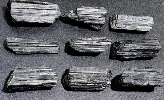 Large Black Tourmaline Crystals (1-3 Inches)(By The Piece Or Pound) Rough Raw Gemstone Home Decor