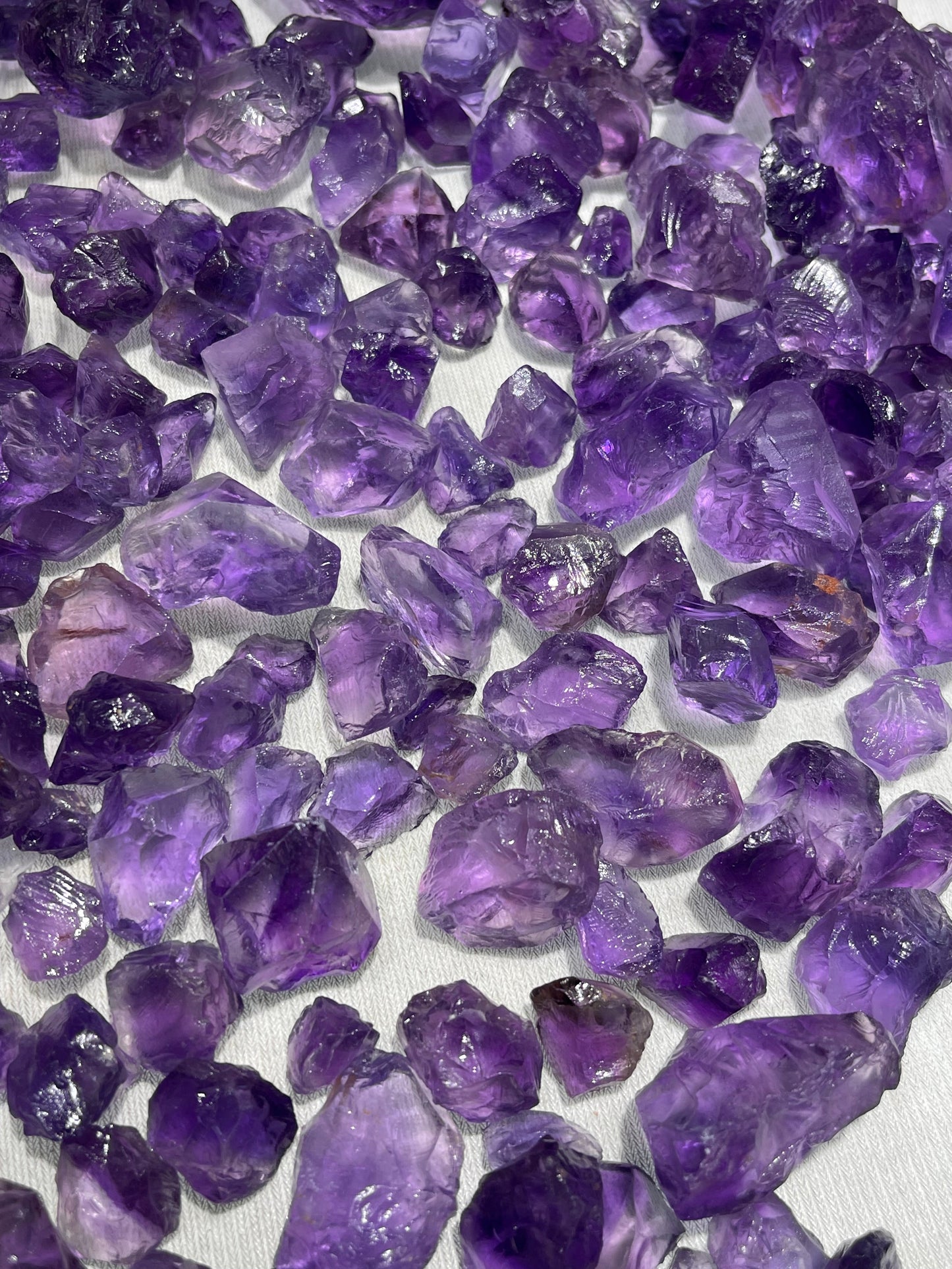 3 KG Facet Grade Raw Amethyst for Faceting Wholesale Deal