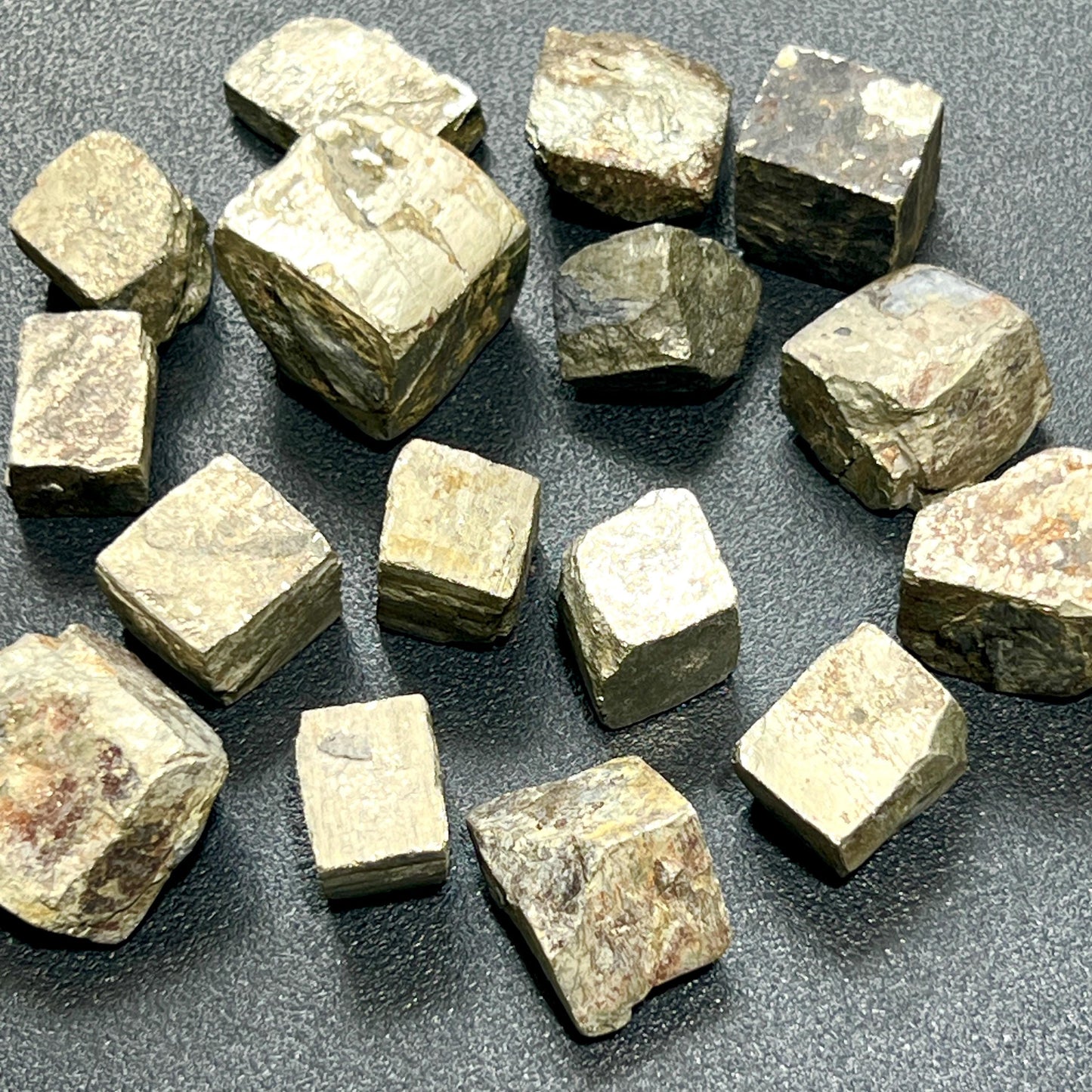 Gold Iron Pyrite Crystal Cubes Rough Raw (By The Piece or Pound) Fools Gold Wholesale