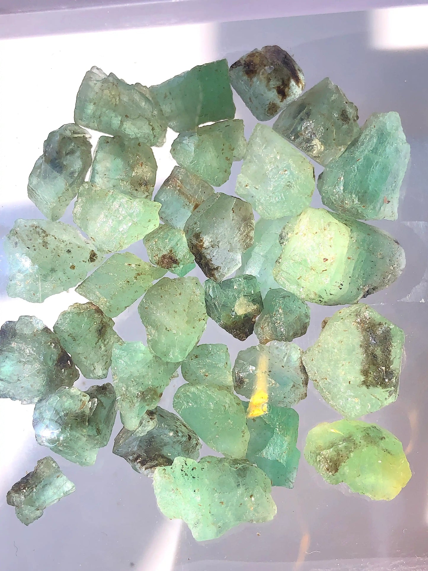 130 Carats Rough Emerald Deals from Chitral for Faceting / Cabbing
