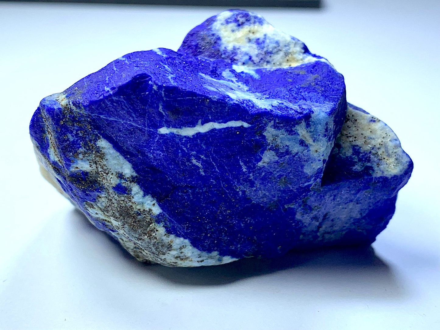 169 Gram Good Quality Rough Lapis Lazuli with Gold Pyrite Inclusions