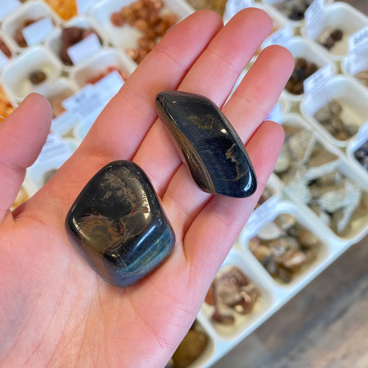 Blue Tigers Eye (Insight & Mental Clarity) Tumbled