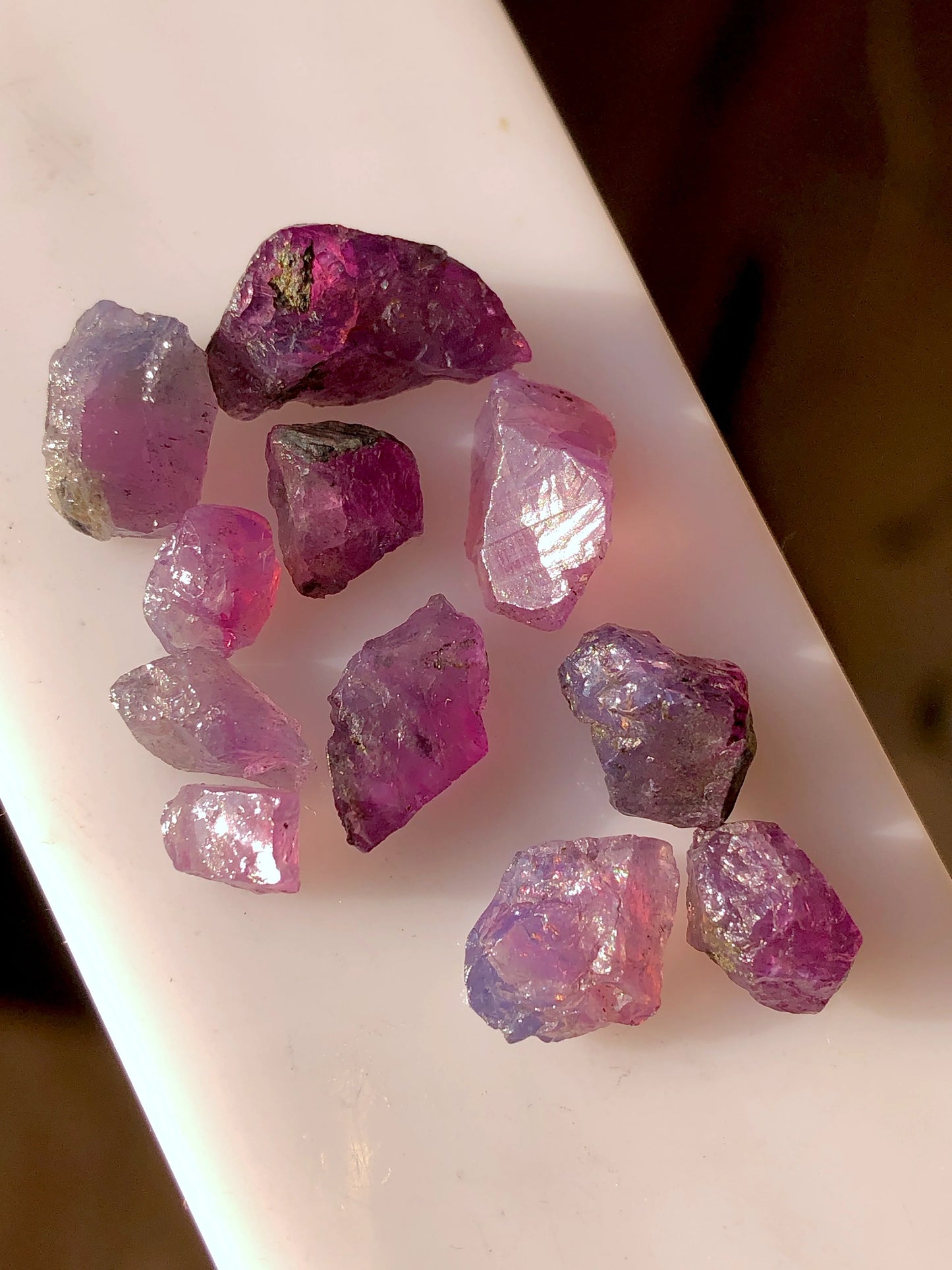 27.8 Carats Light Lavender Facet Rough Sapphire Gemstones