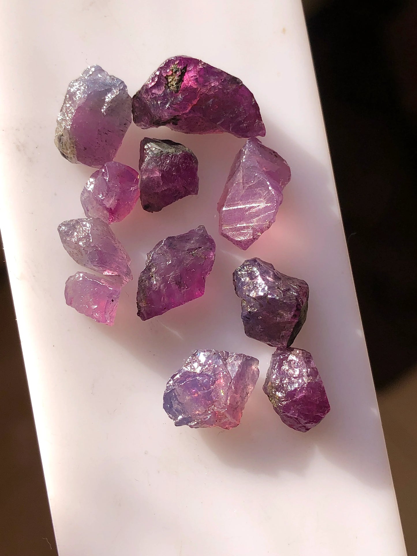 27.8 Carats Light Lavender Facet Rough Sapphire Gemstones