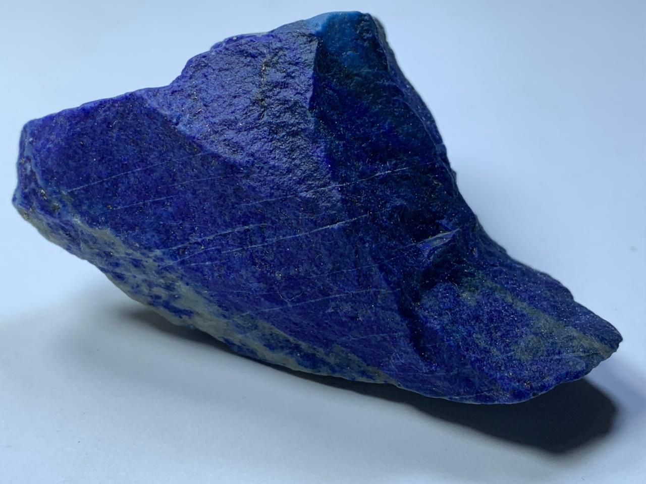 136 Gram Natural Rough Lapis Lazuli Stone with Golden Pyrite | Single Stone Deal