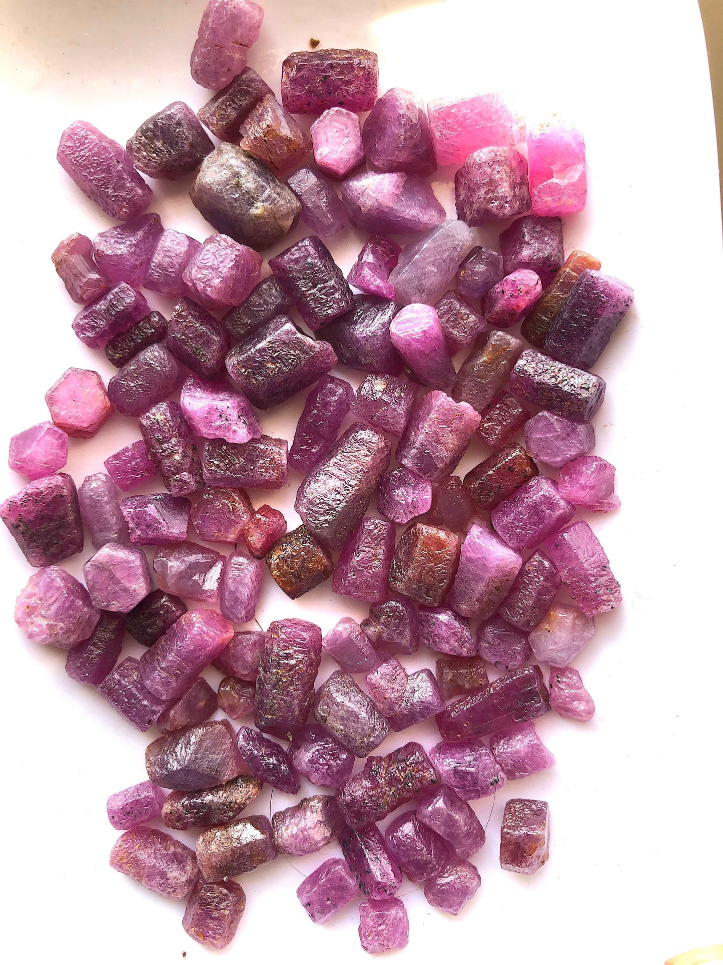 75 Grams Raw Ruby Crystals