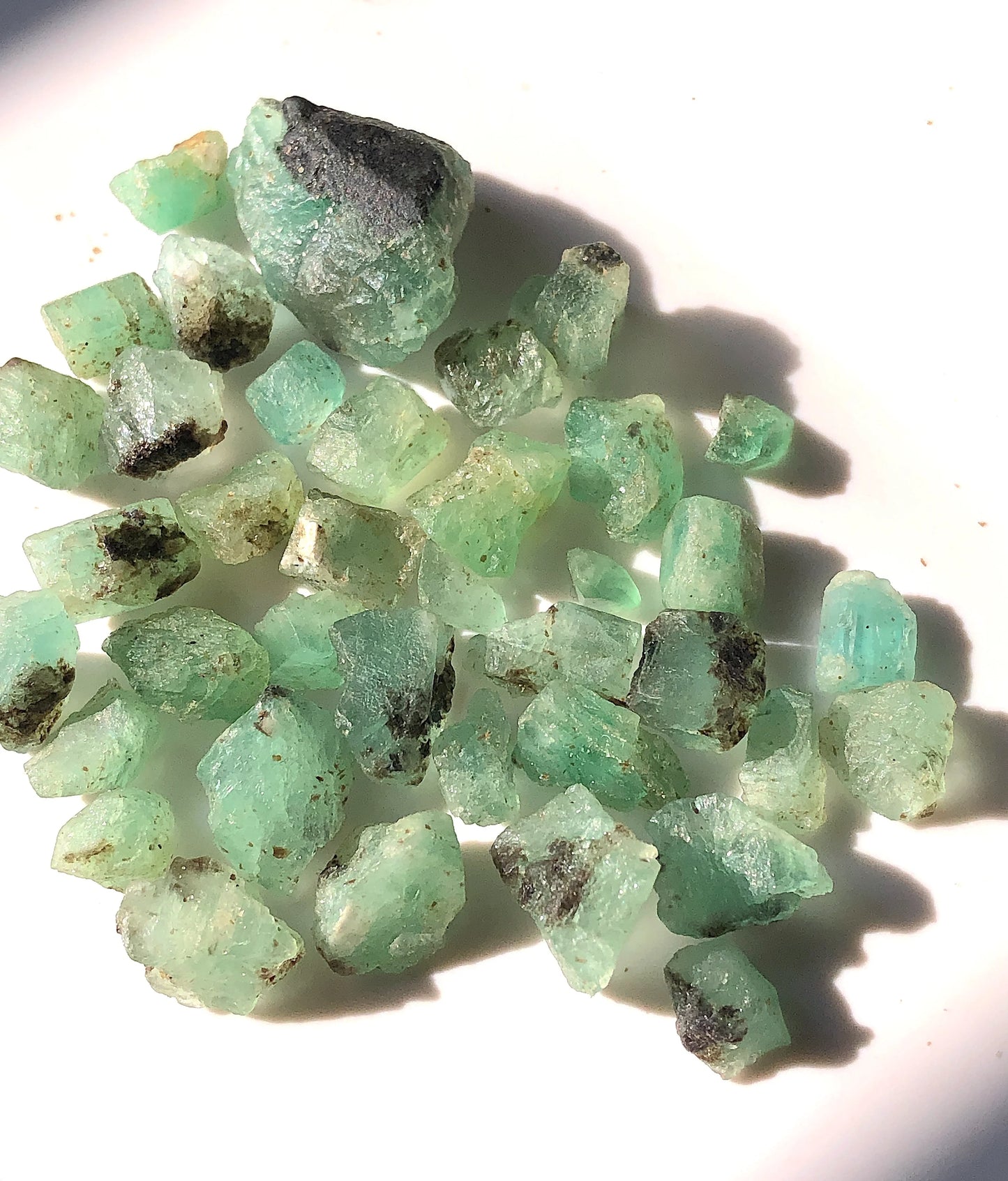 180 Carats Natural Rough Emerald Stones from Chitral