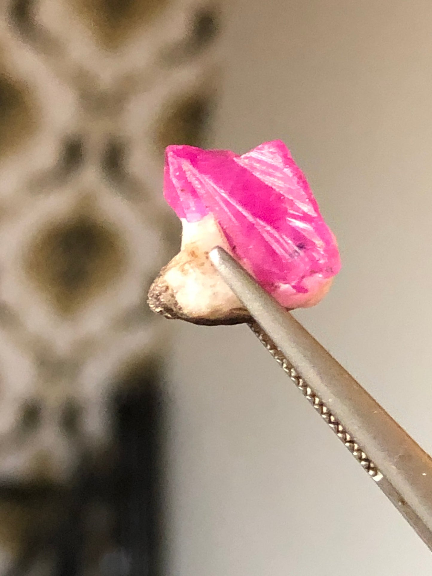 8 Carats Natural Ruby Crystals on Matrix - From Afghanistan