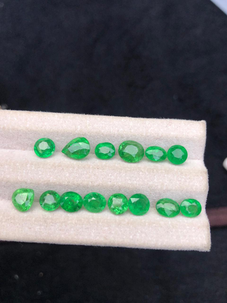 12.50 Carat Tsavorite Garnet Loose Stones Deal