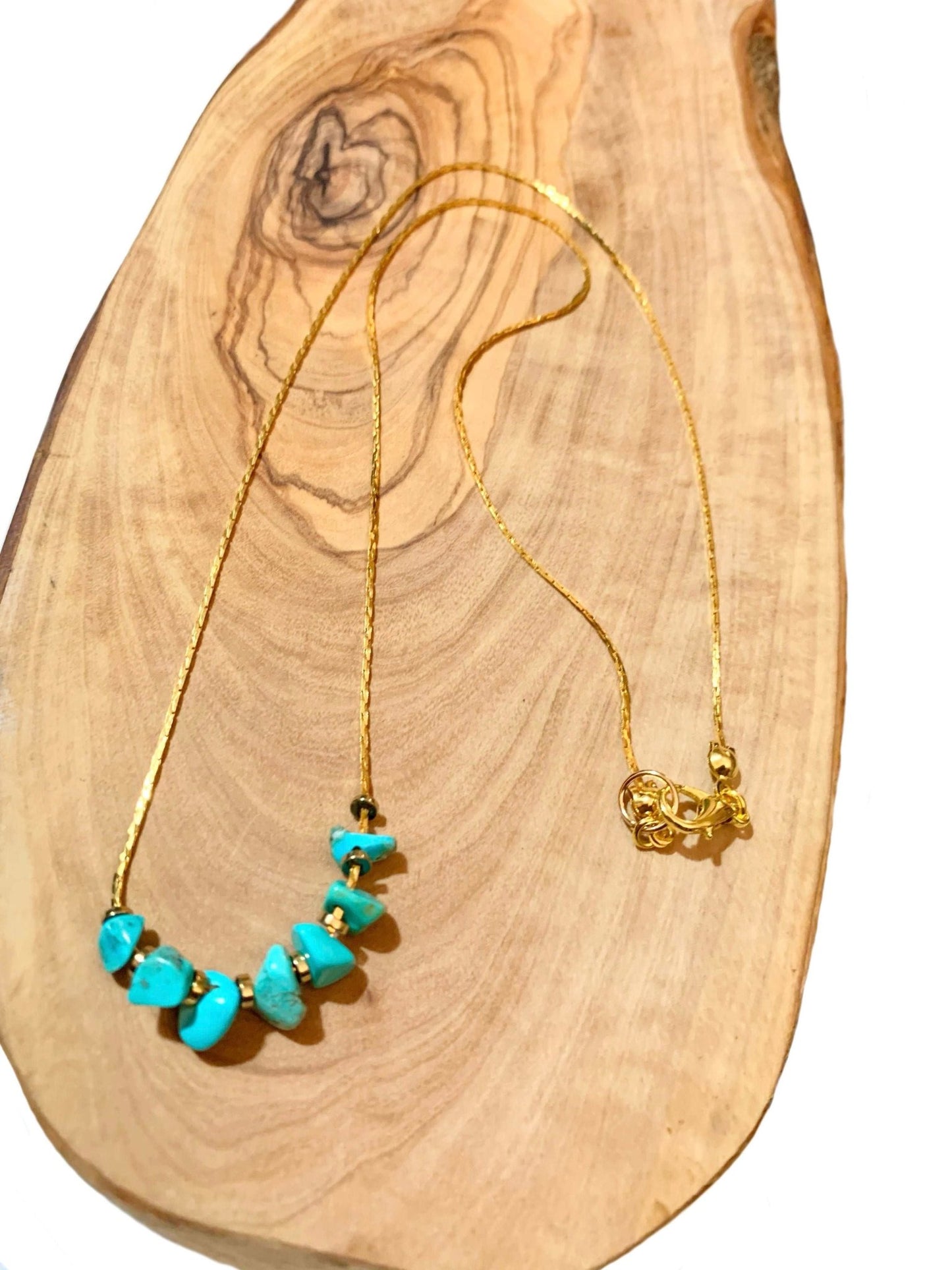 Fairuza Handmade Turquoise Necklace - Born Mystics