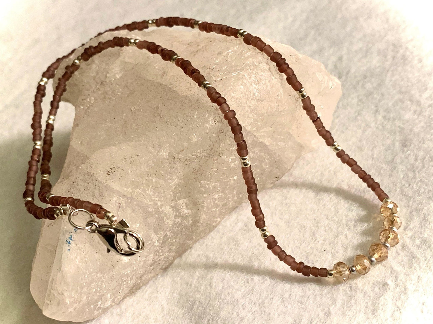 Ildy Handmade Mermaid Glass Beaded Necklace/ Choker - Born Mystics