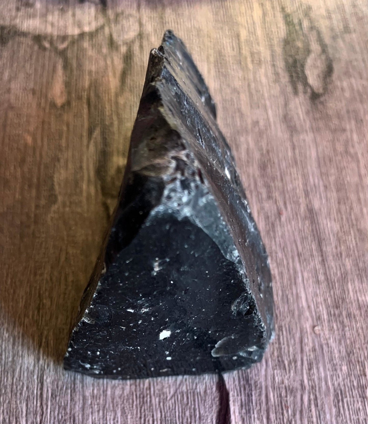 Raw Rainbow Obsidian 3x2.5" .57 Pound - Born Mystics