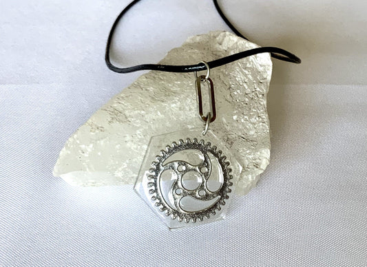 🔴SOLD🔴 “The Machine” Handmade Resin Pendant Necklace - Born Mystics