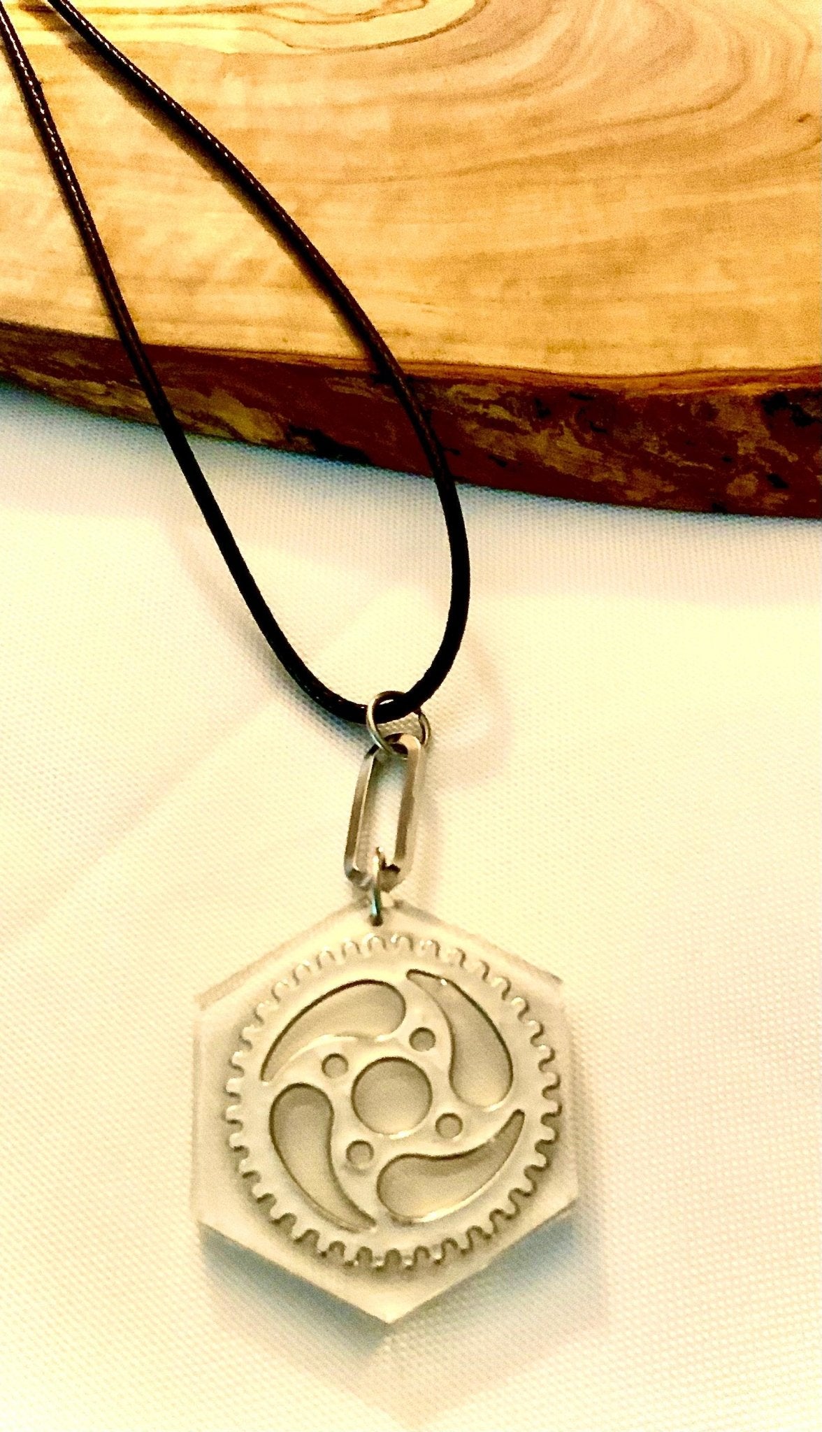 🔴SOLD🔴 “The Machine” Handmade Resin Pendant Necklace - Born Mystics